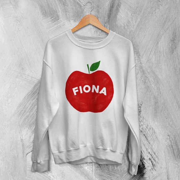 Julia A Tops - Fiona Apple Logo Retro 90s Alt Pop Indie Music Streetwear Graphic Sweatshirt 05